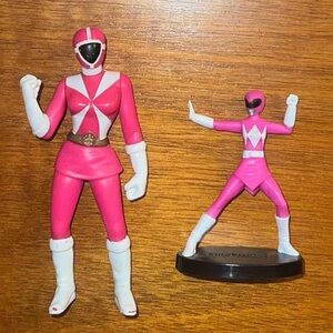 Pink Ranger Power Rangers Action Figures Set of 2